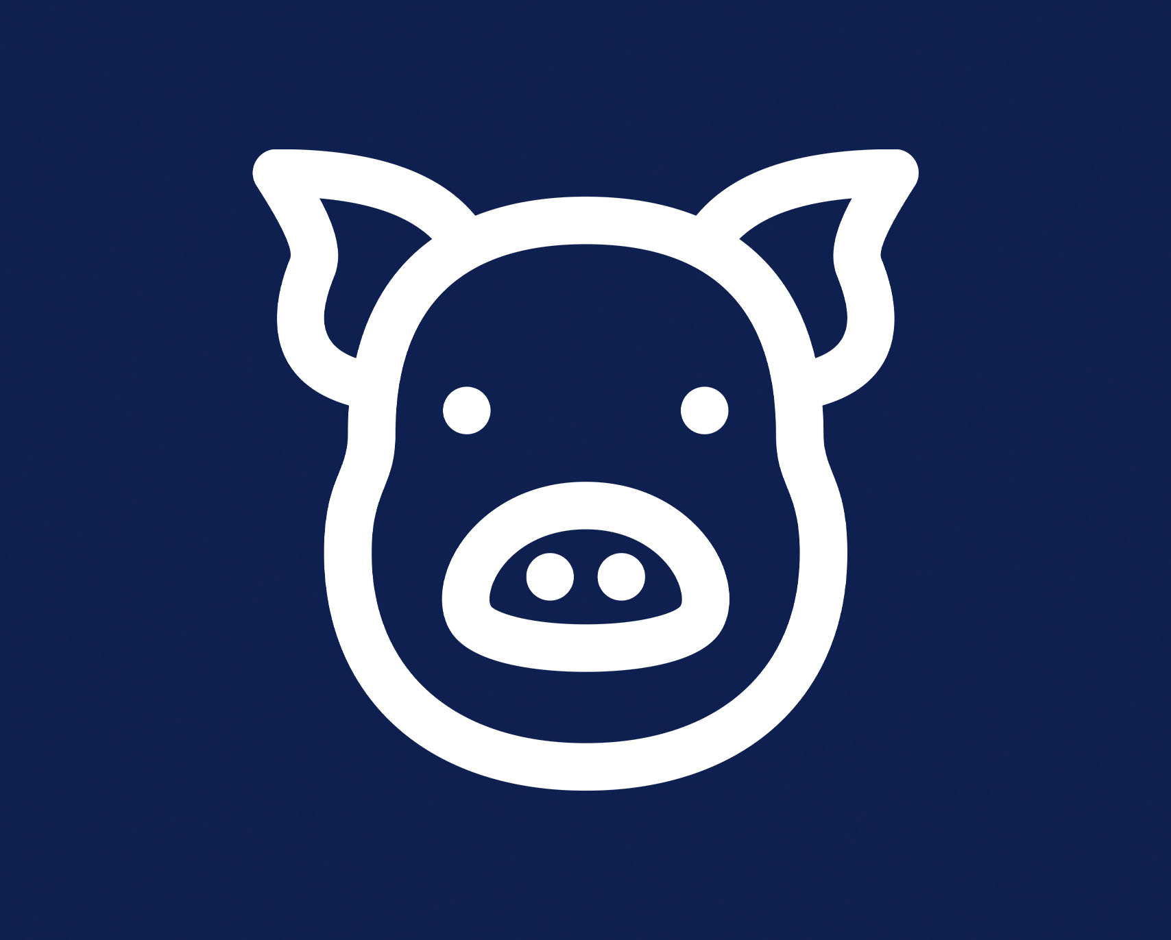 Ein gezeichnetes Schwein