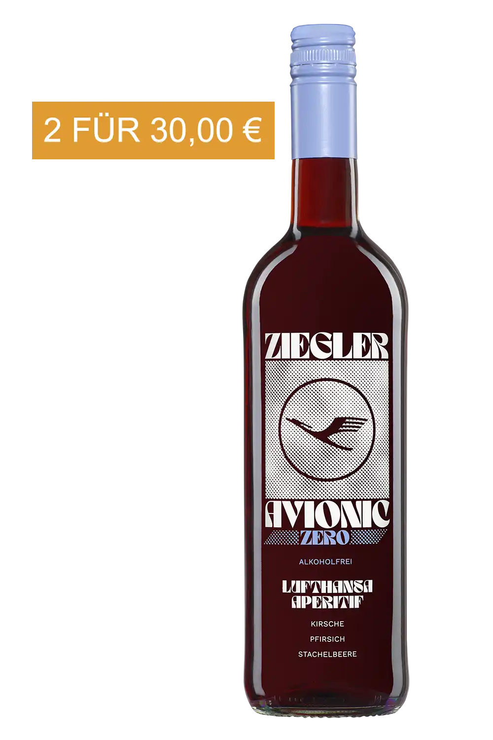 Bild: Ziegler AVIONIC Zero Lufthansa Aperitif alkoholfrei 0,75l