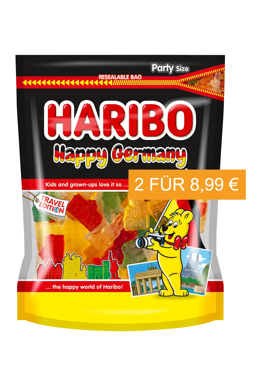 Bild: Haribo Happy Germany 700g Beutel Travel Retail Exclusive