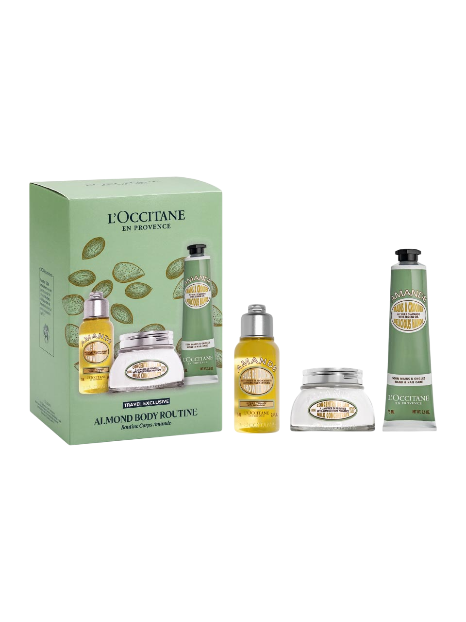 Bild: L'Occitane en Provence Almond Body Care Set Travel Retail