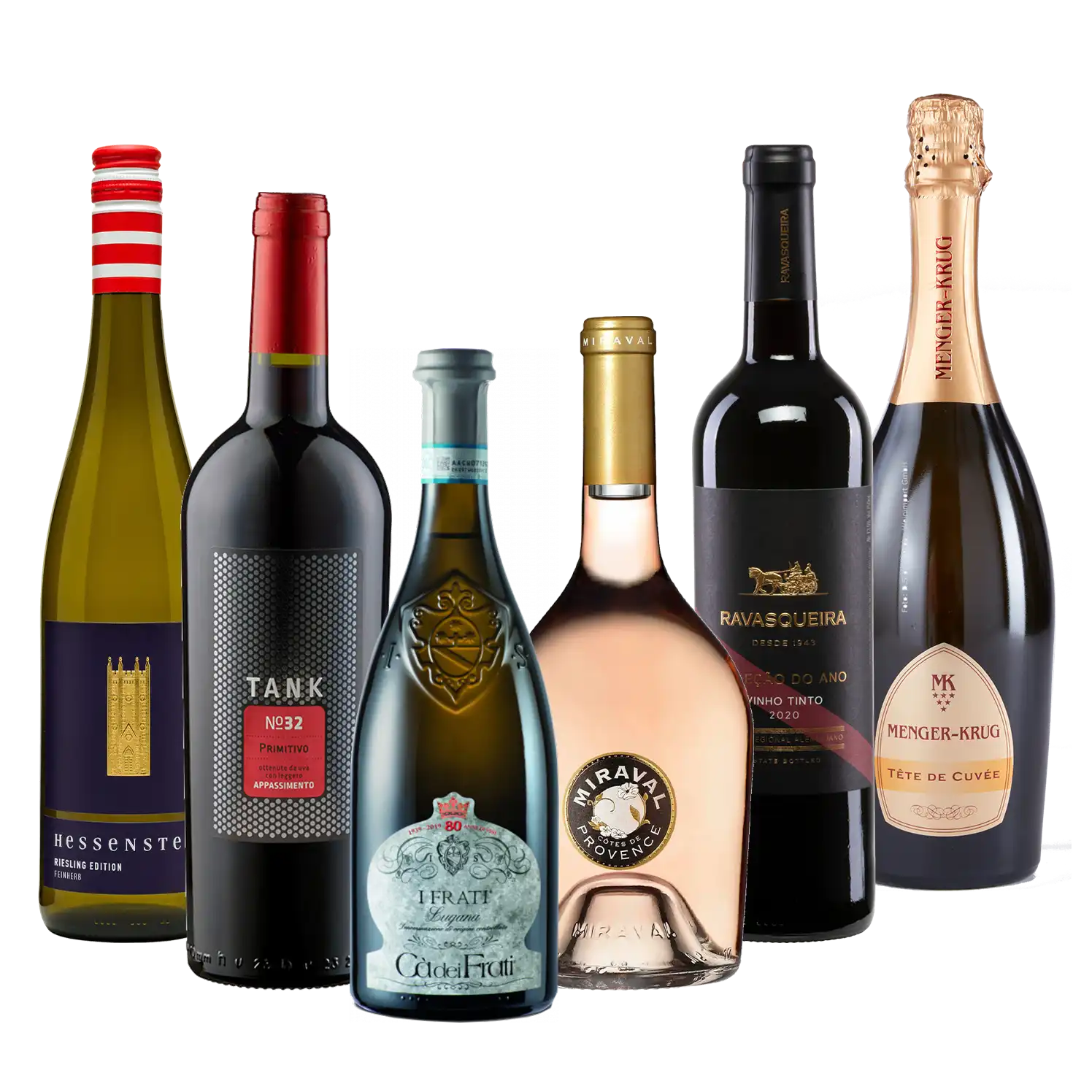 Weinpaket mit 6 Bordweinen