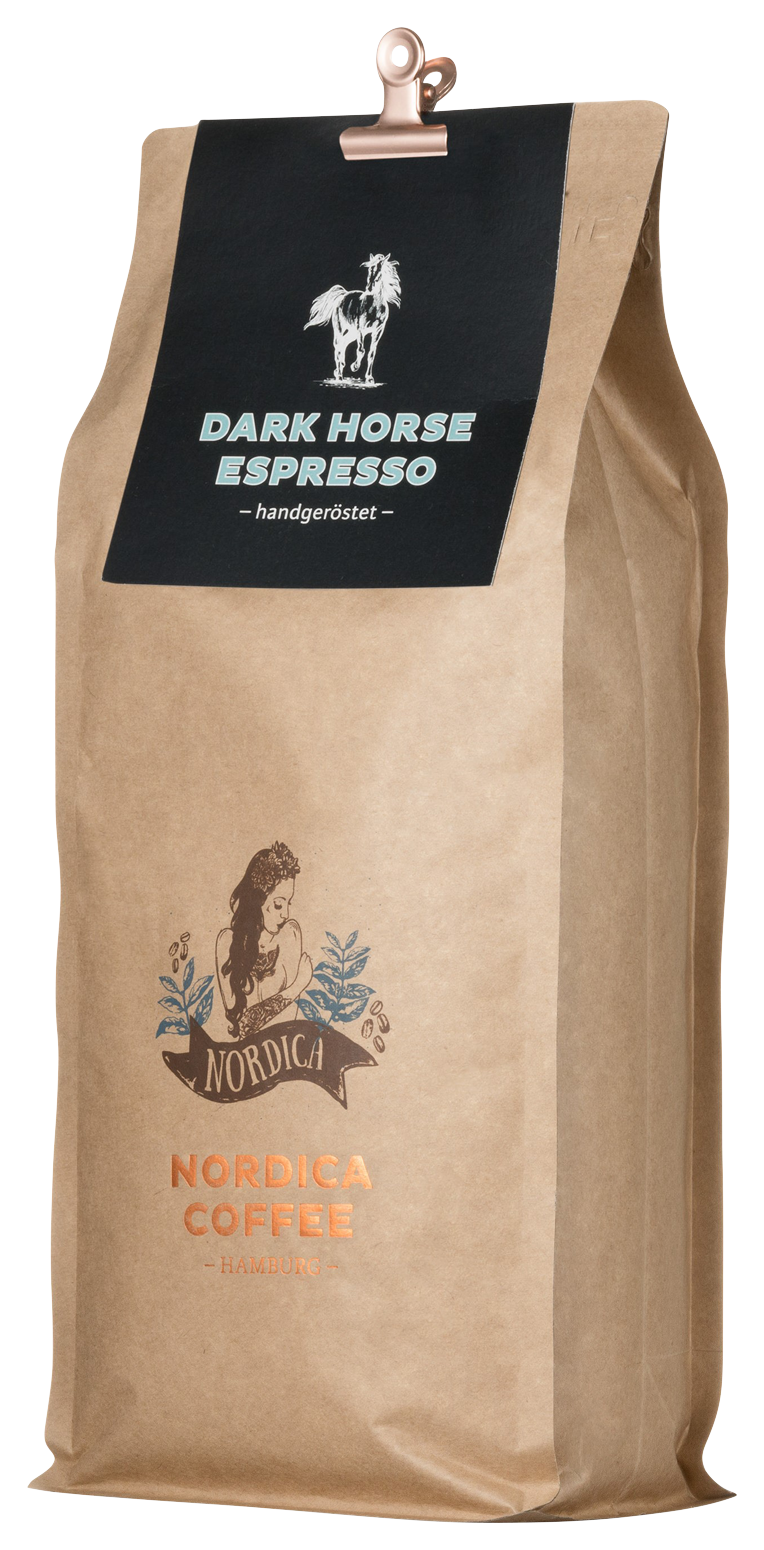 Nordica Coffee DARK HORSE ESPRESSO Kaffee 1000g