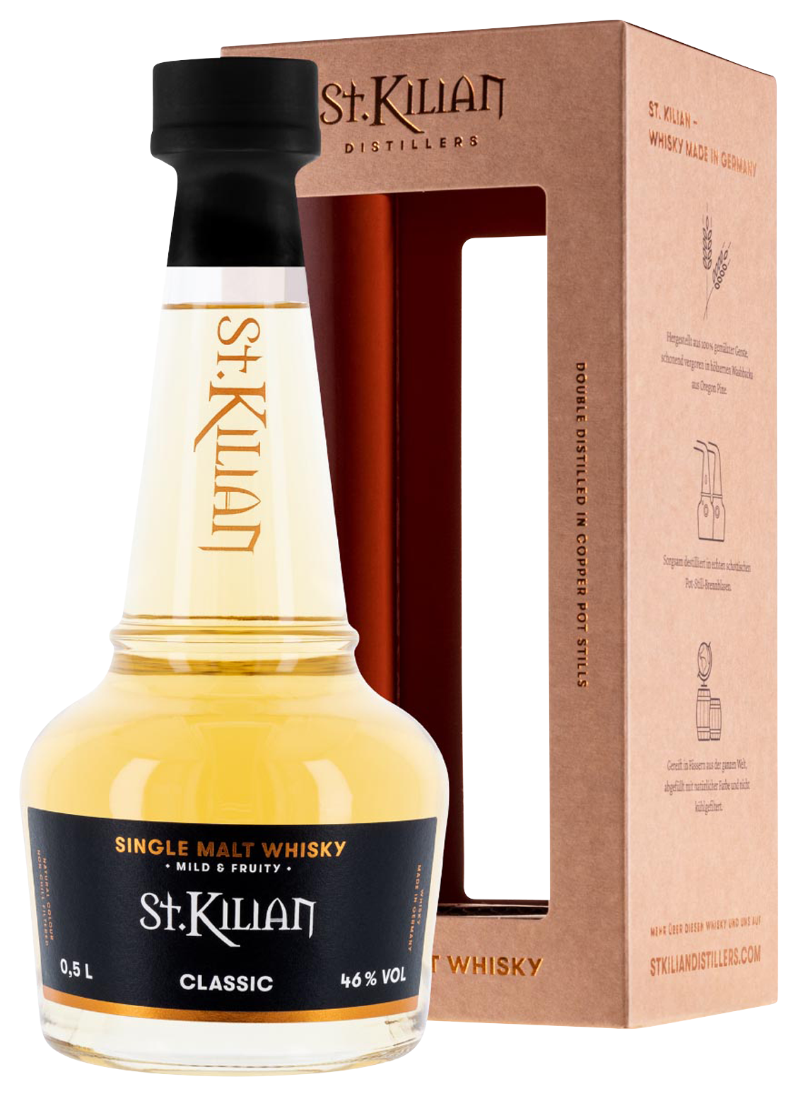 St. Kilian Classic 46% 0.5l Bavarian Single Malt Whisky