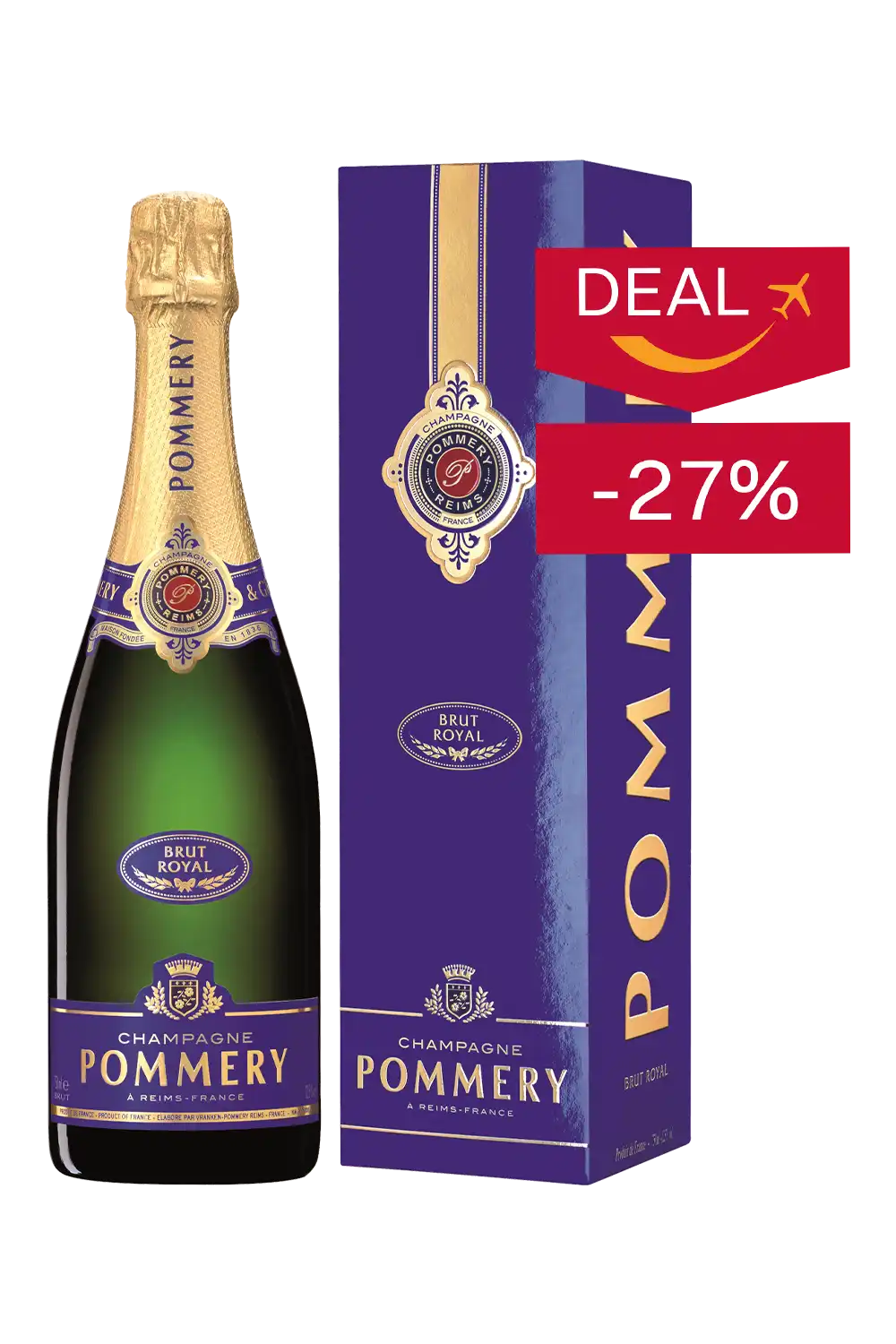 Bild: Pommery Brut Royal (in Geschenk-Packung)