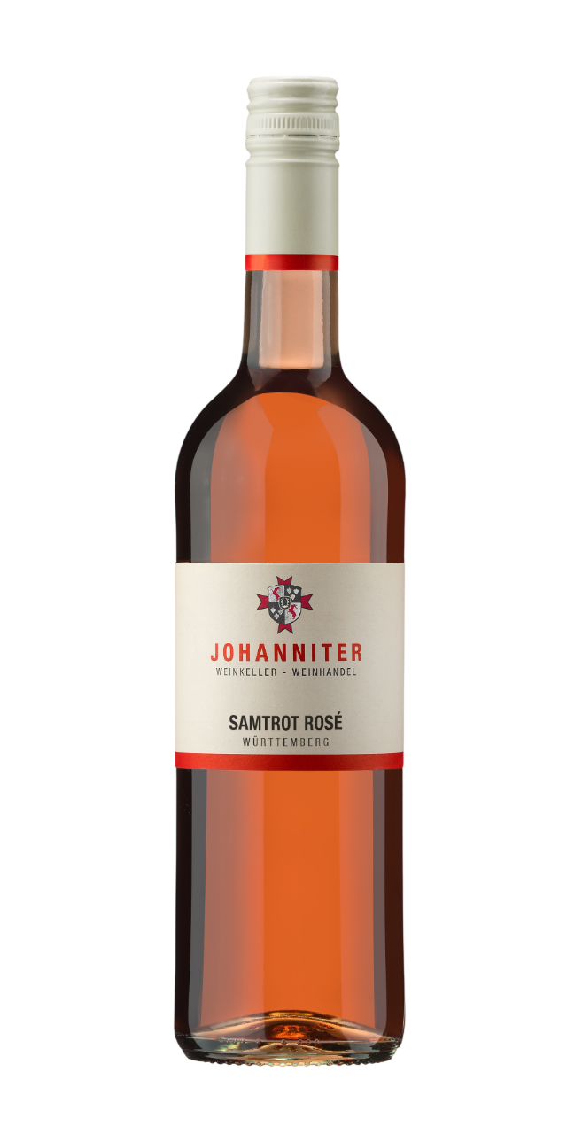 Bild: Johanniter Weinkeller Samtrot Rosé feinherb Württemberg 0,75 L
