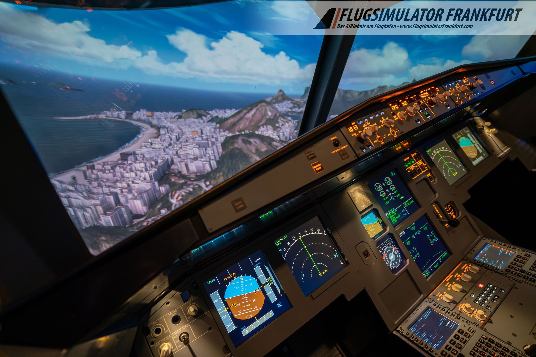 Gutscheine für Flugsimulator Flüge im A320 und B737 in Frankfurt