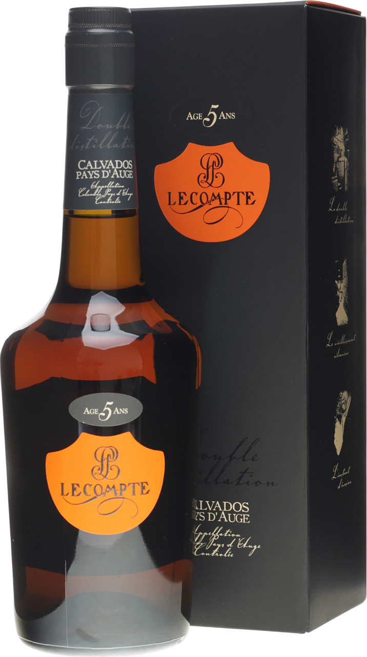 Bild: LeCompte Calvados 5 Years, 40 % Vol., 0,7 l