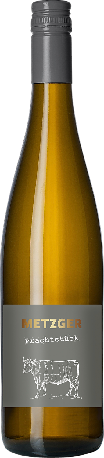 Bild: Metzger "Prachtstück" Weißburgunder Chardonnay KuhbA trocken