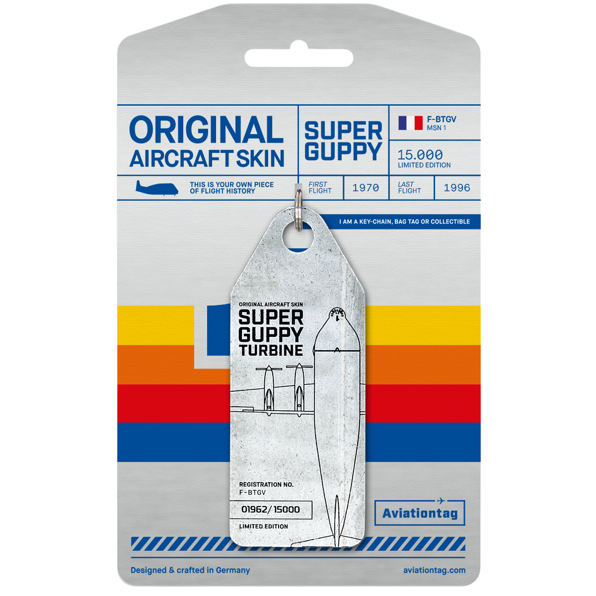 Bild: Aviationtag Aero Spacelines Super Guppy Turbines Silver F-BTGV