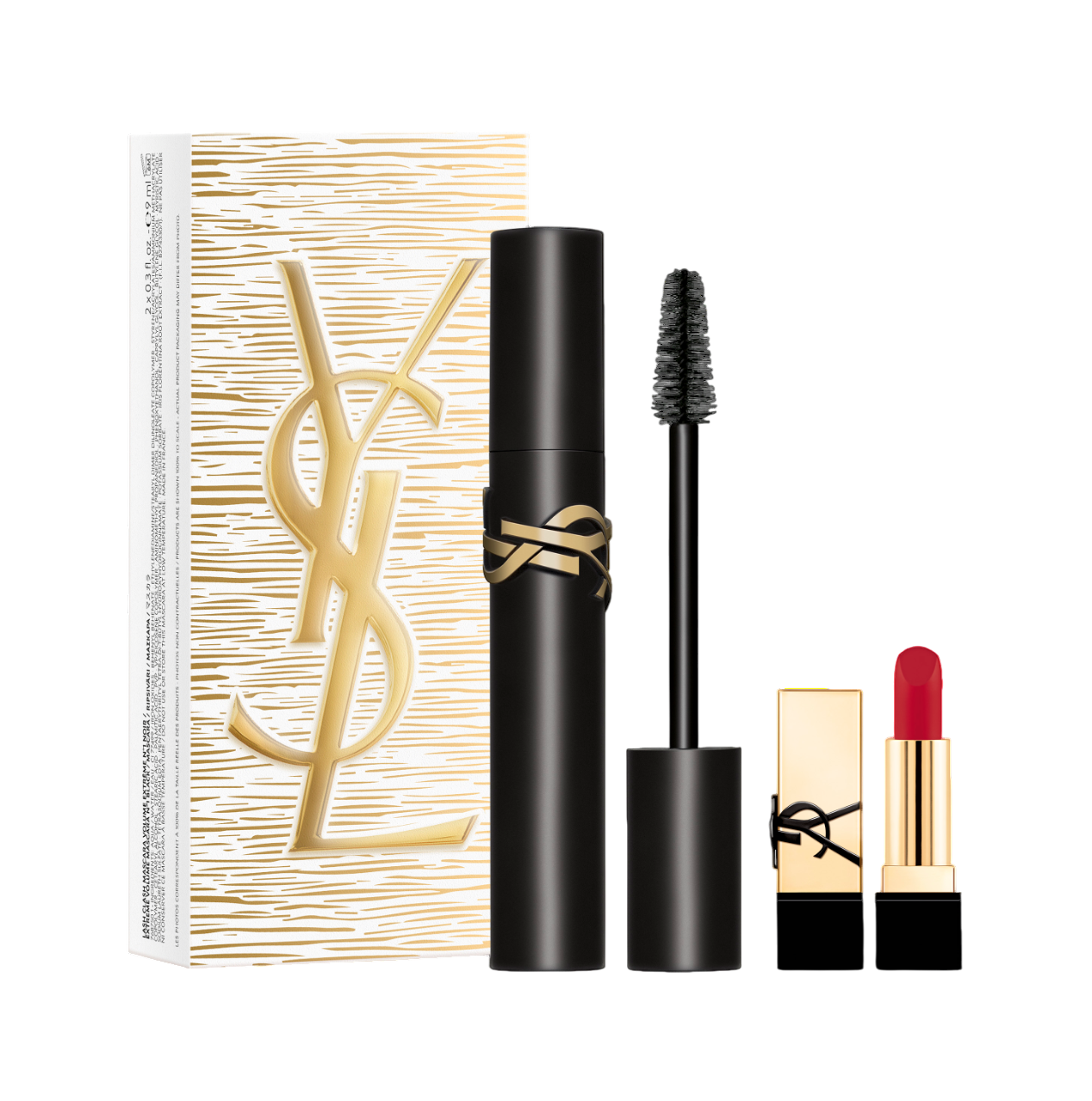 Yves Saint Laurent Set – Lash Clash Mascara + Mini Rouge Pur Couture Lipstick