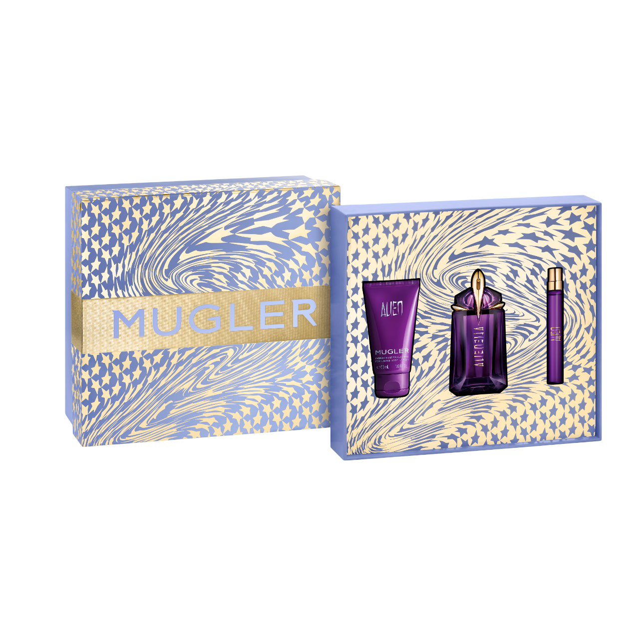 Bild: Mugler Set – Alien Eau de Parfum Spray 60ml + 10ml + Body Lotion 50ml
