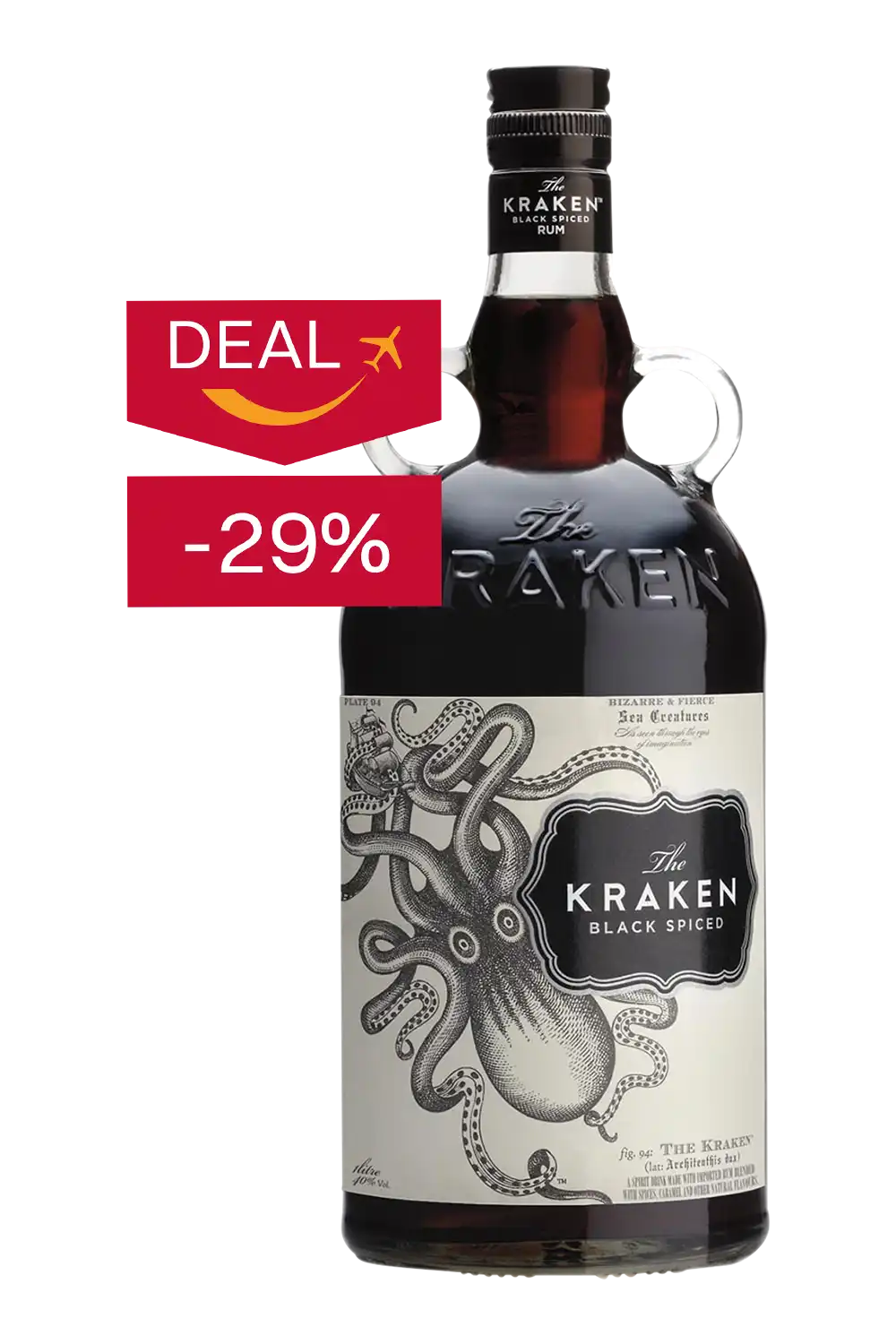 Bild: The Kraken Black Spiced Rum 1 Liter Flasche Travel Exclusive