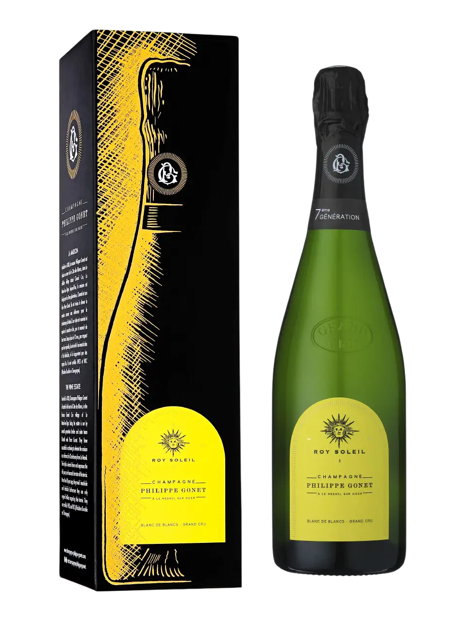 Champagne Philippe Gonet, ROY SOLEIL, Champagne Grand Cru Blanc de Blancs, Brut 0.75L