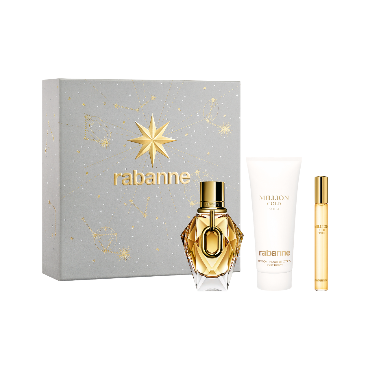 Bild: Rabanne Set – Million Gold EDP 50ml + Body Lotion 100ml + EDP 10ml