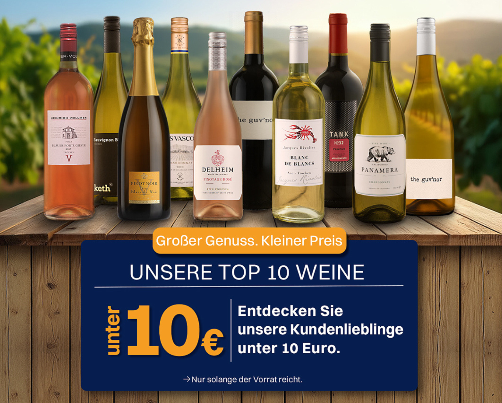 10 Lieblingsweine unter 10€