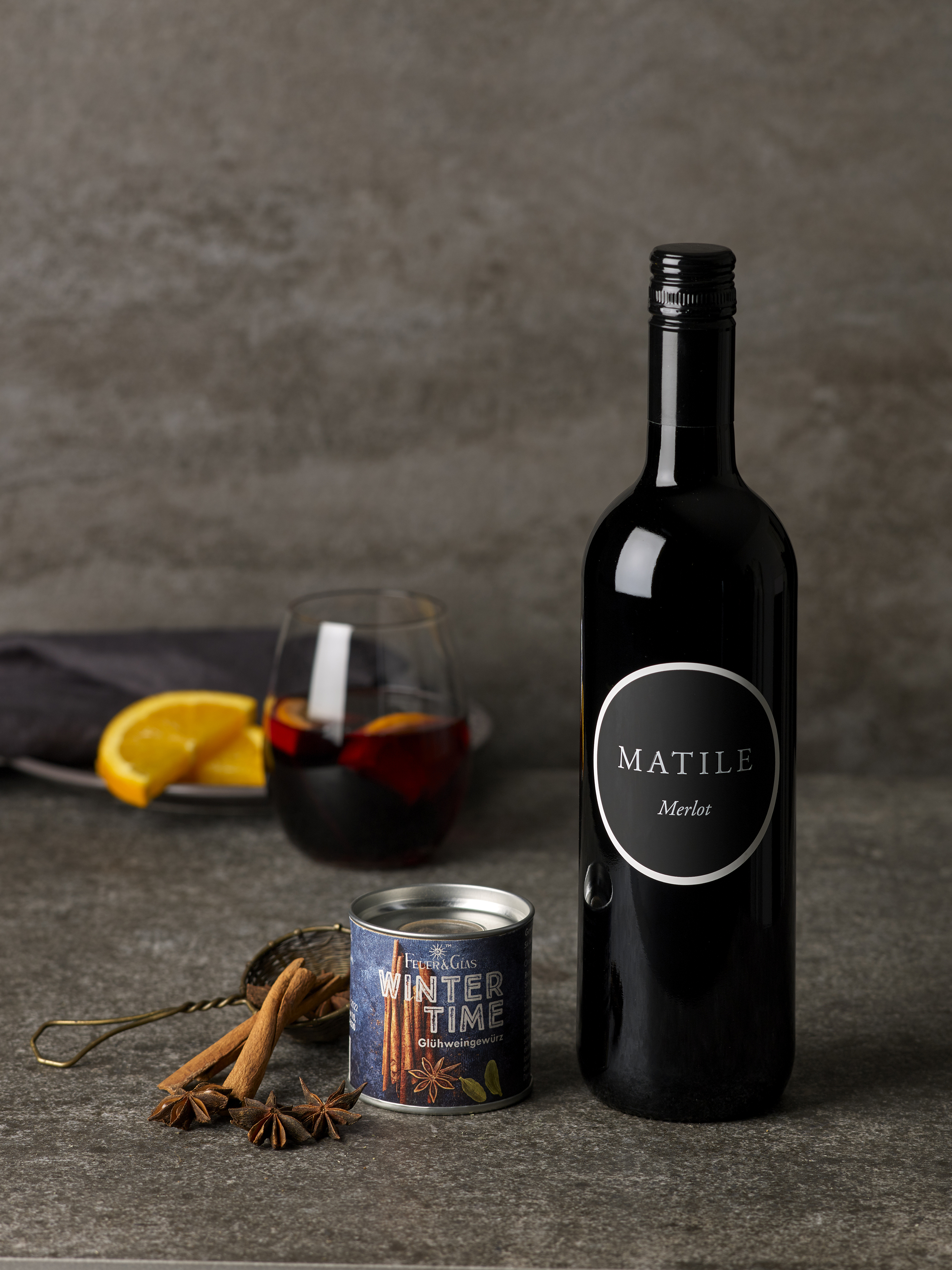 Winter Time, Heißer Wein Glühwein Geschenke-Set