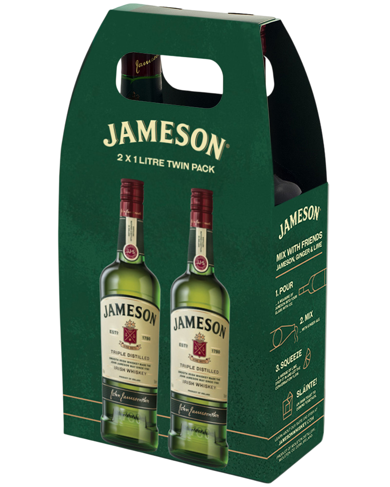 Bild: Jameson Triple Distilled Irish Whiskey Twinpack 40% 2x 1 Liter