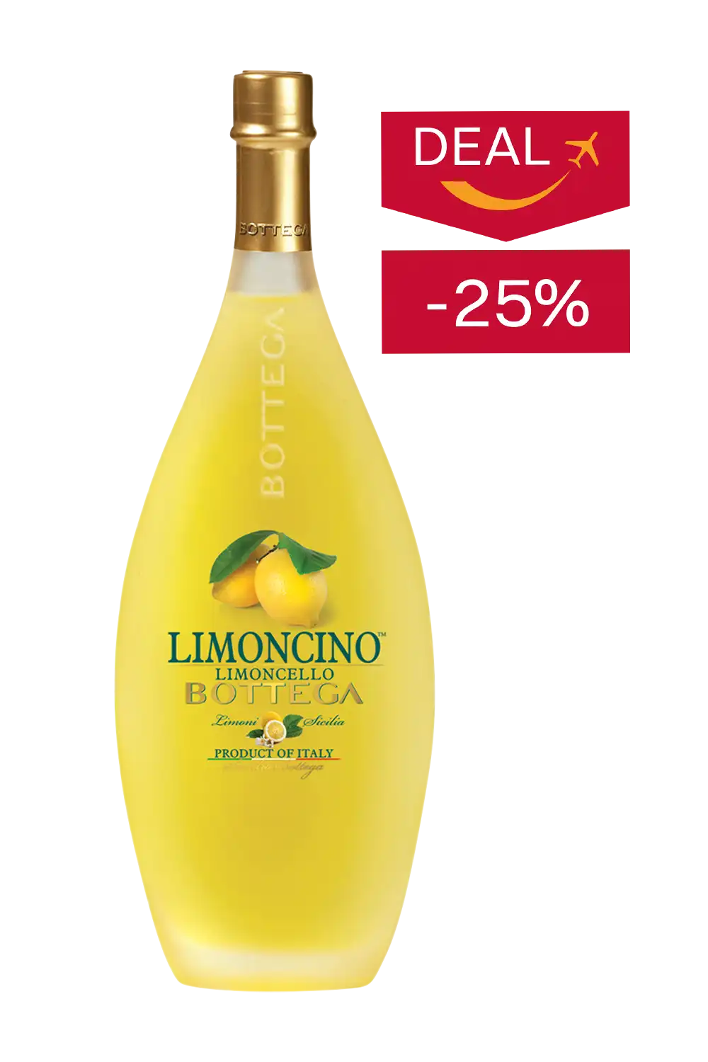Bottega Limoncino Likör 30% Vol., 0,5l