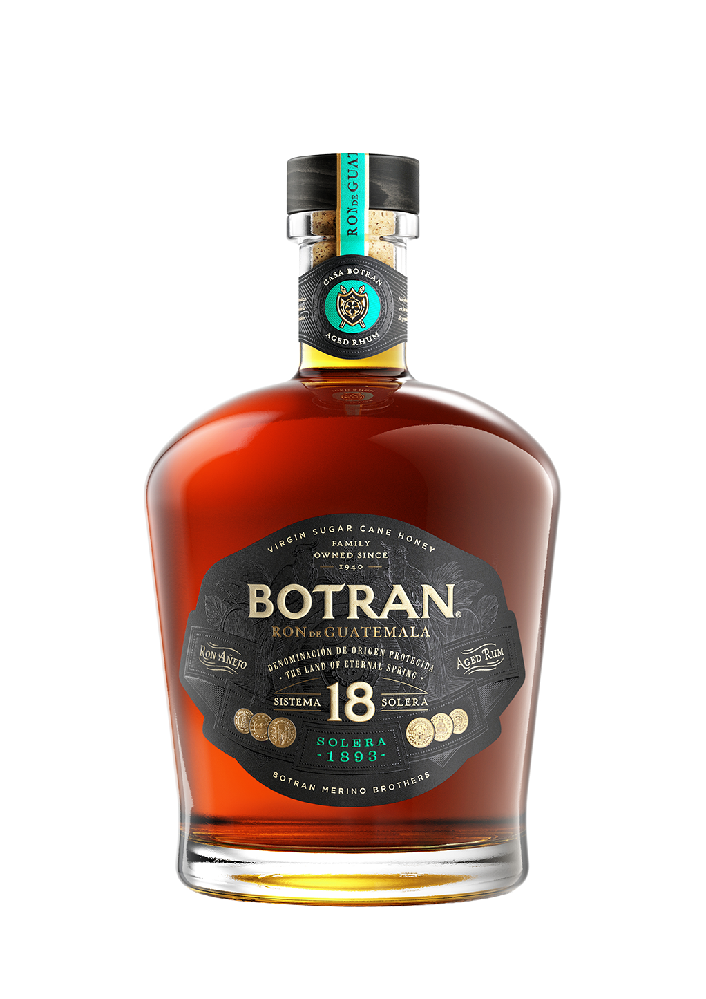 Botran Solera 1893 Rum 18y 40% Vol., 0,7l