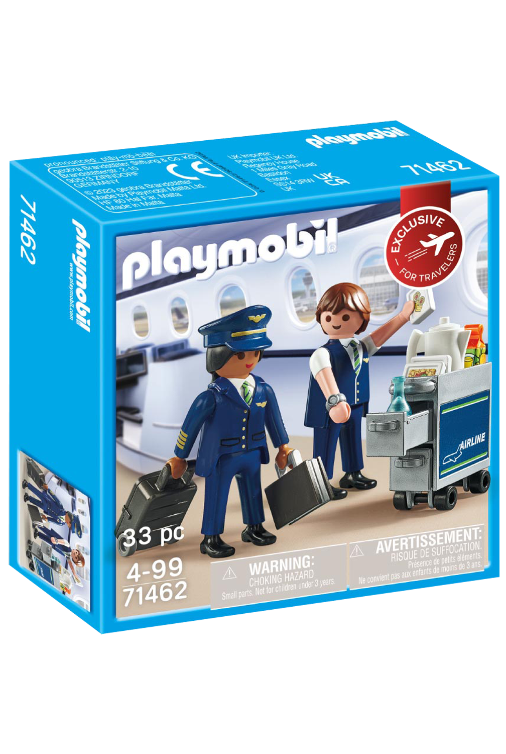 Bild: Pilotin & Flugbegleiter Set mit Zubehör