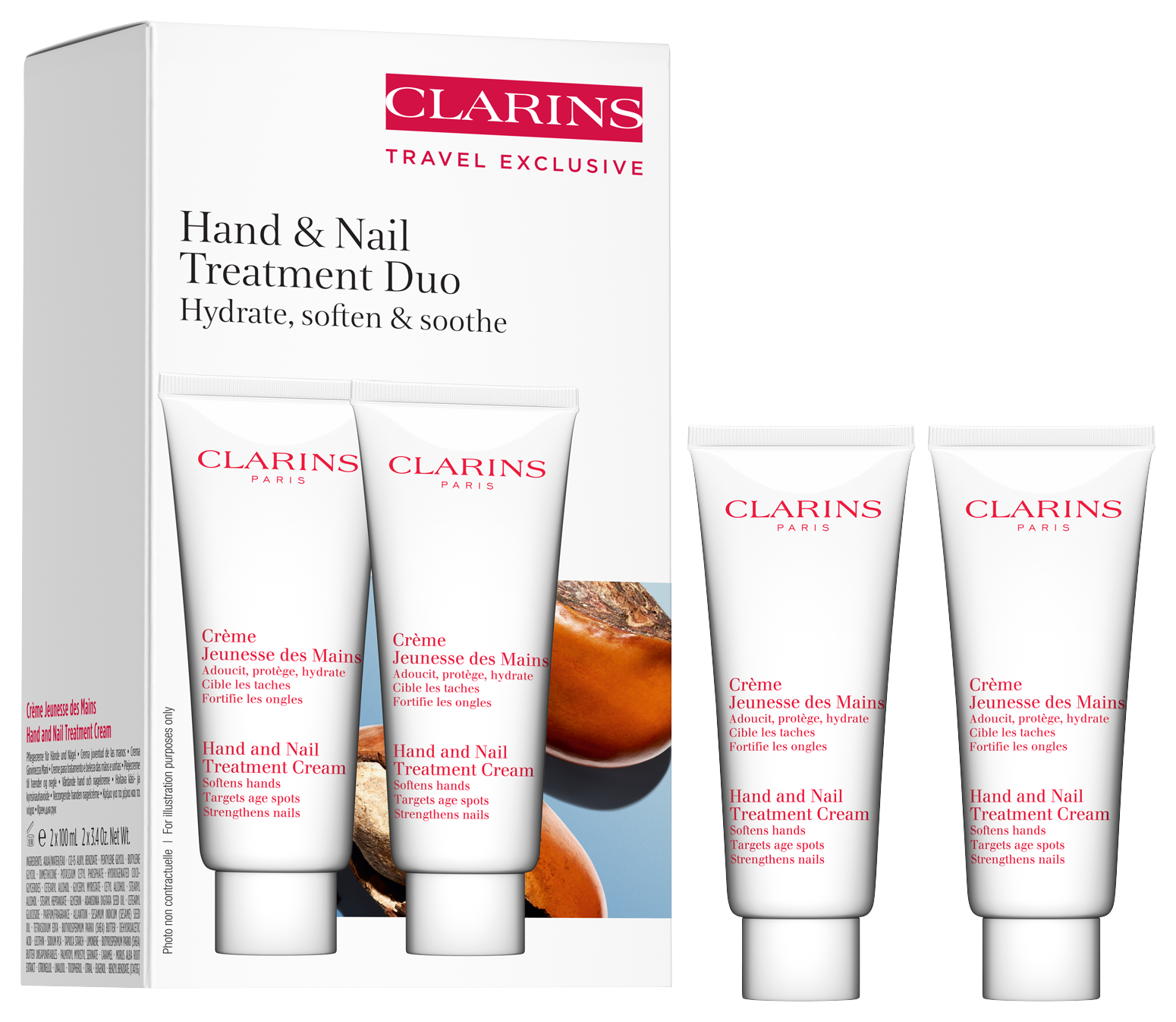 Bild: Clarins Hand & Nail Treatment Duo Travel Exclusive