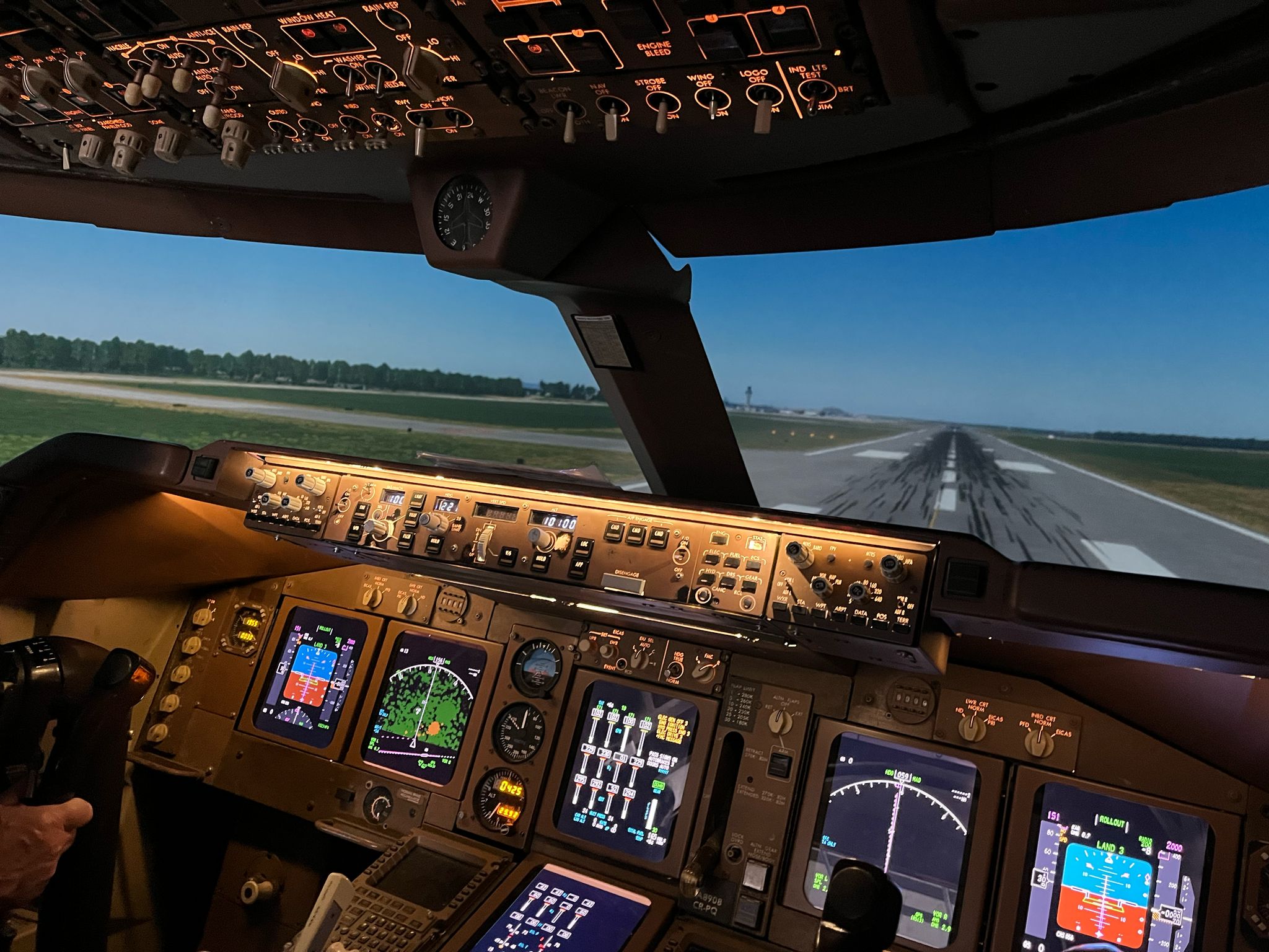 B747 Jumbo Köln Flugsimulator First Class (Crew) 60min