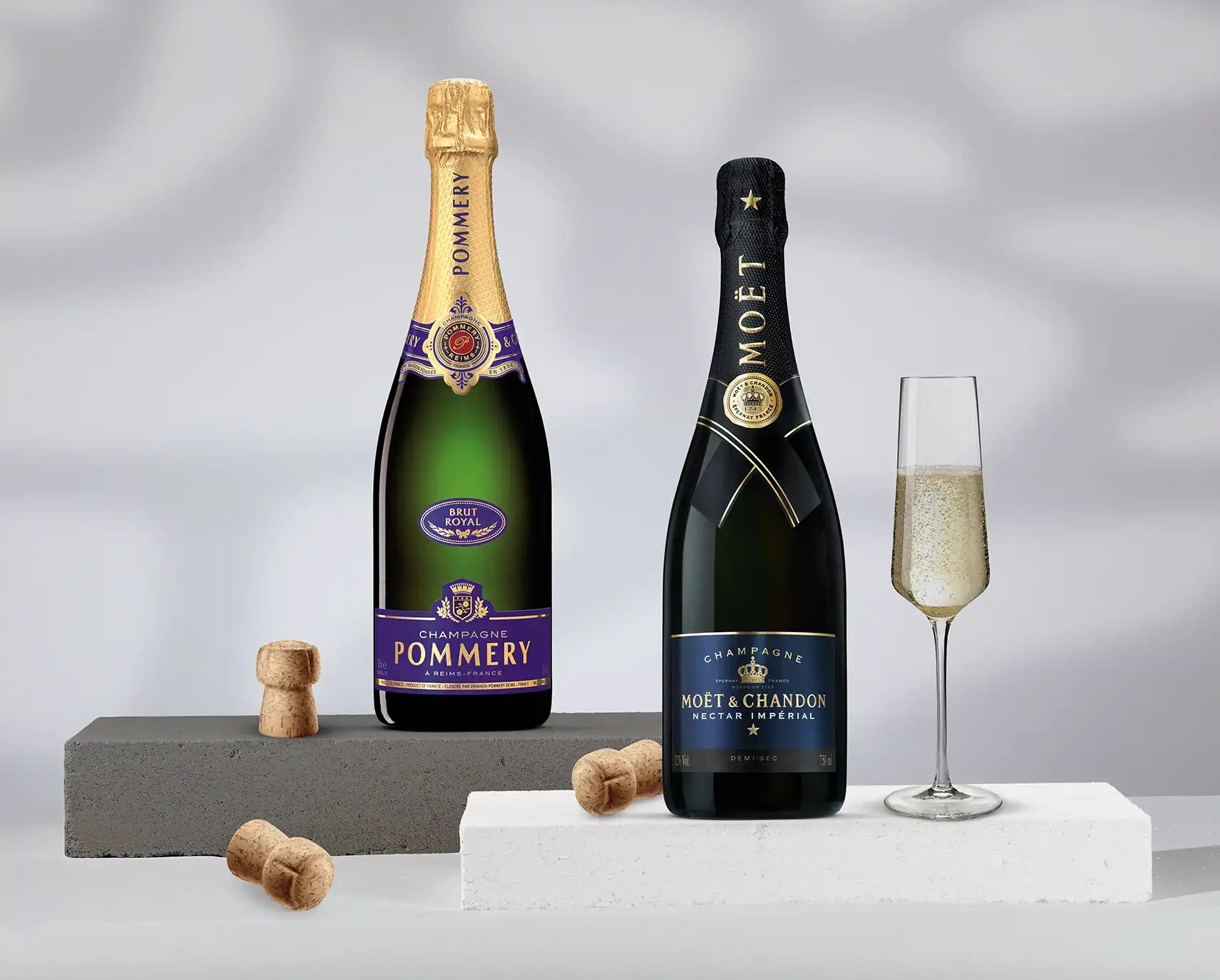 Champagner zum Anstoßen