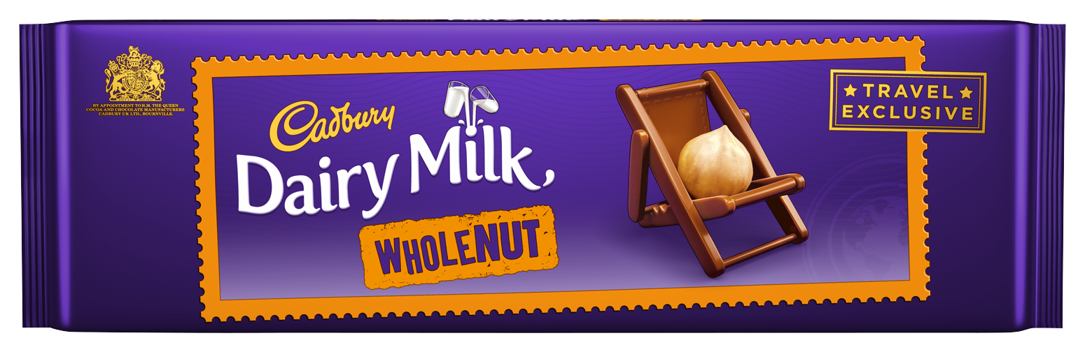 Bild: Cadbury Milchschokolade mit ganzen Haselnüssen 280g Travel Retail