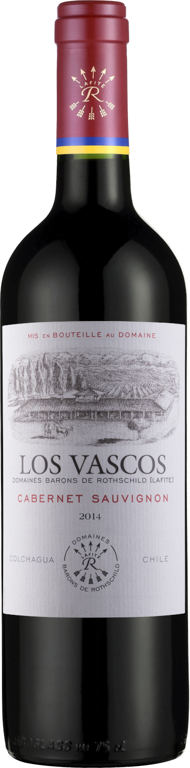 Los Vascos Domaines Baron de Rothschild, Cabernet Sauvignon, Chile, 0,75l Eine Flasche Rotwein Los Vascos Domaines Baron de Rothschild, Cabernet Sauvignon, Chile, 0,75l