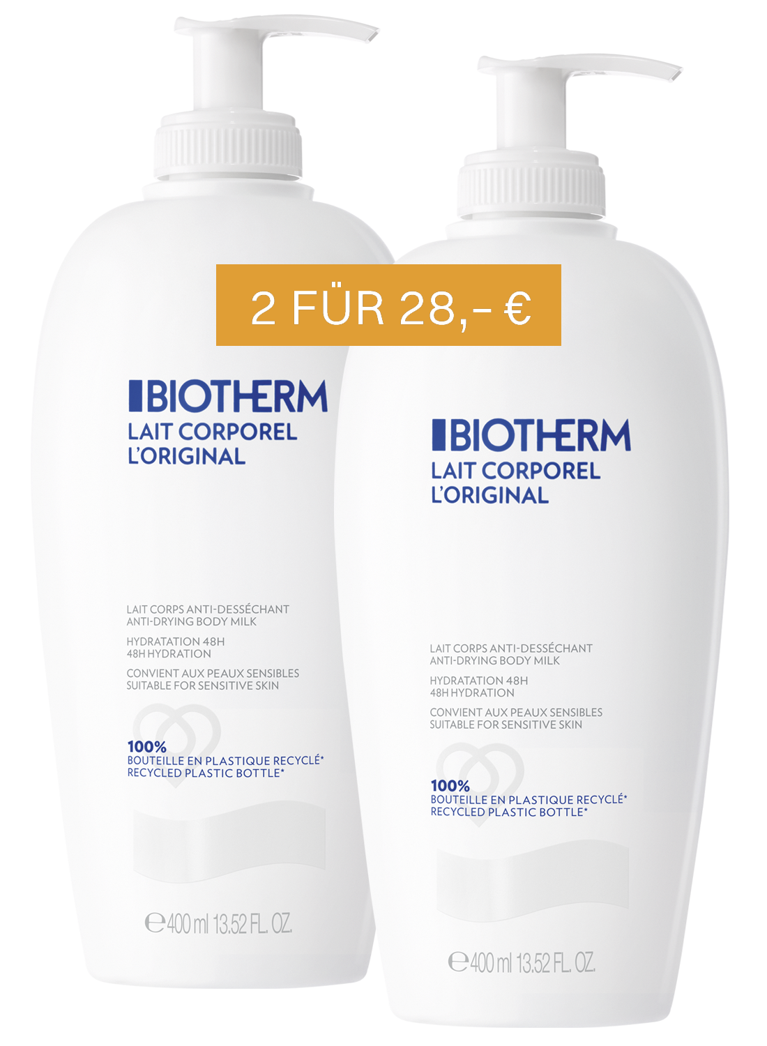 Biotherm Moisturizing Lait Corporel, Anti-Drying Body Milk, 400ml