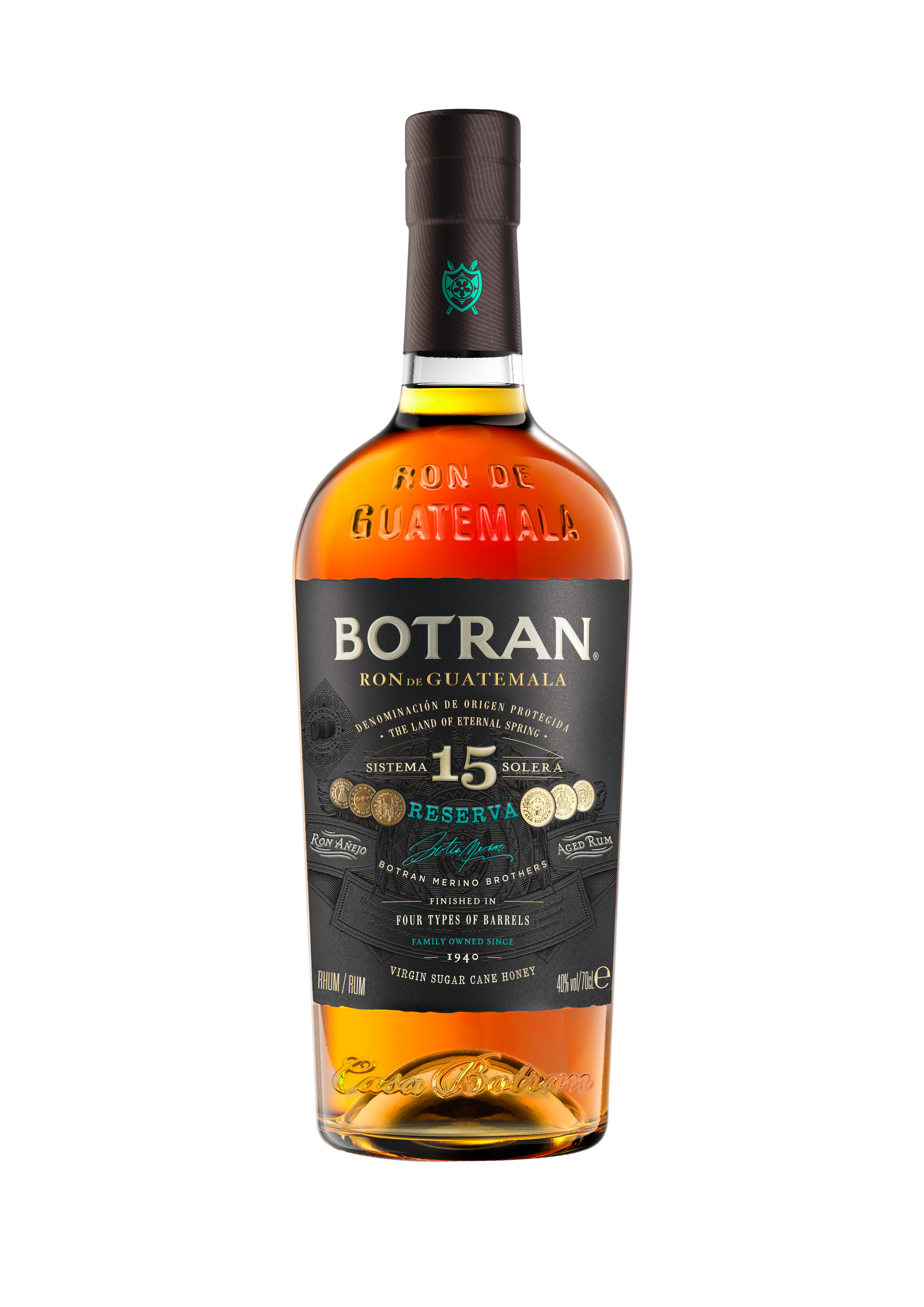 Bild: Botran Rum Reserva 15y, 40% Vol., 1 Liter Flasche