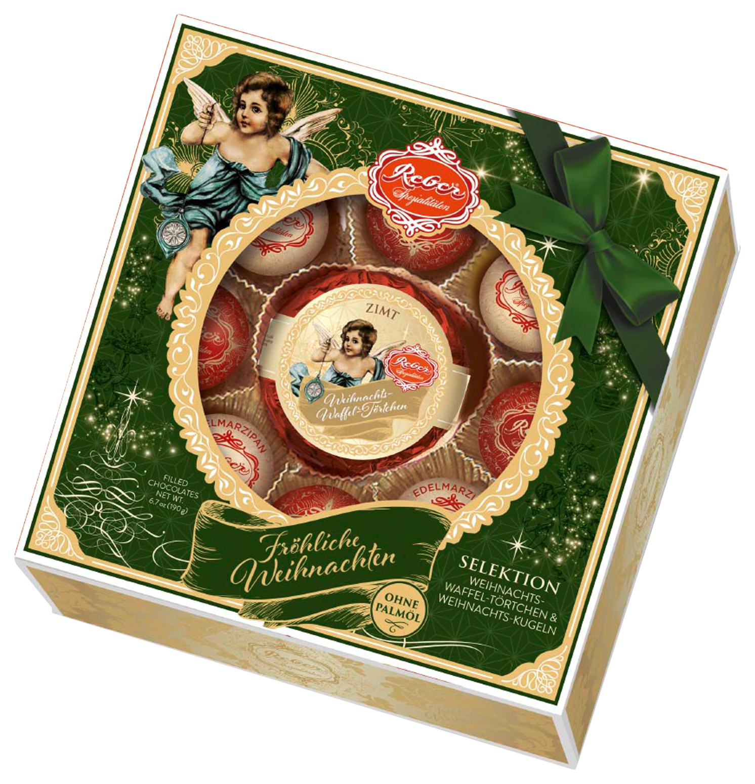 Reber Edle Vielfalt Weihnachts-Selektion 9 Stück 190g