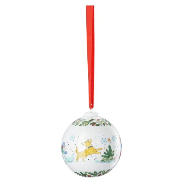 Hutschenreuther Sammel-Edition Porzellankugel "Weihnachtsleuchten" 2025