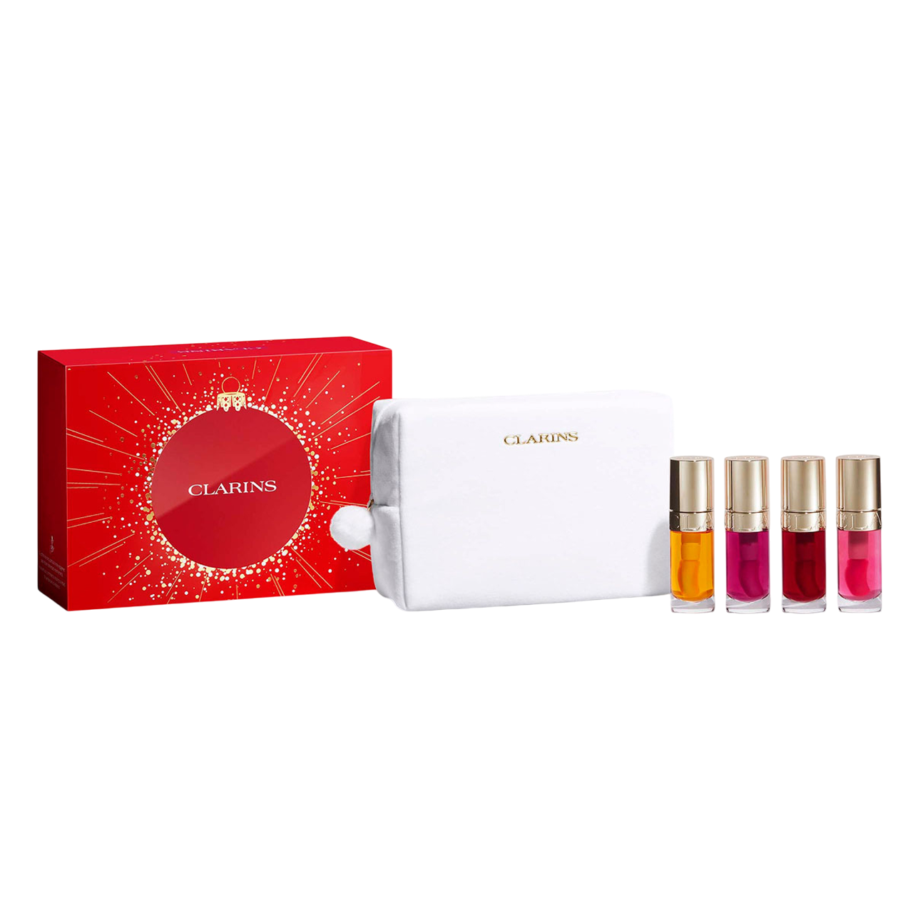 Bild: Clarins Set – 4 Lip Gloss à 7ml (Honey, Raspberry, Deep Red, Pitaya)
