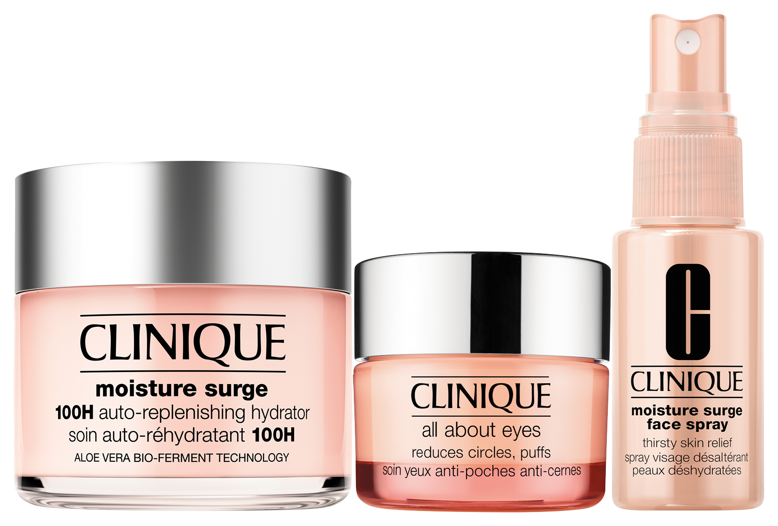 Clinique Moisture Surge Ultra Hydration Face Care Travel Retail Set