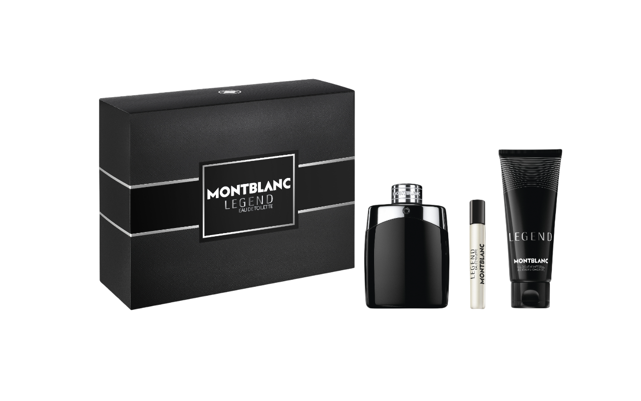 Bild: Montblanc Set – Legend Eau de Toilette Spray 100ml + 7,5ml + Shower Gel 100ml