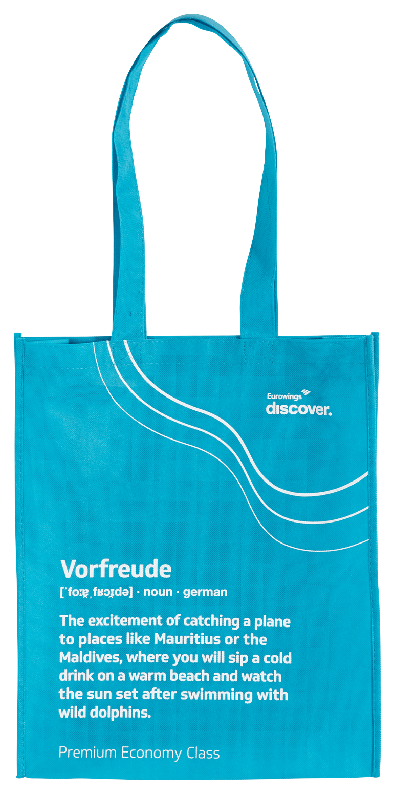 Original Amenity Kit aus der Eurowings Discover Economy