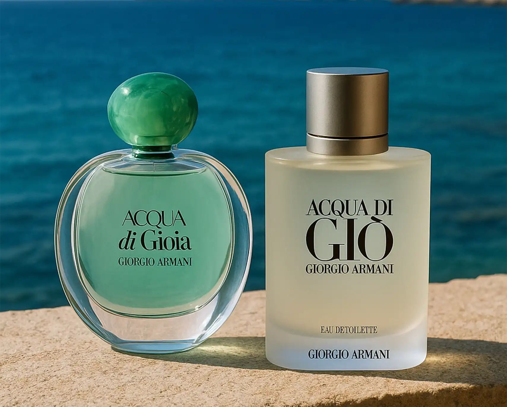 17806 Giorgio Armani Acqua di Gioia Eau de Parfum 50 ml und 220414 Armani You Because It's You Eau de Parfum 100 ml