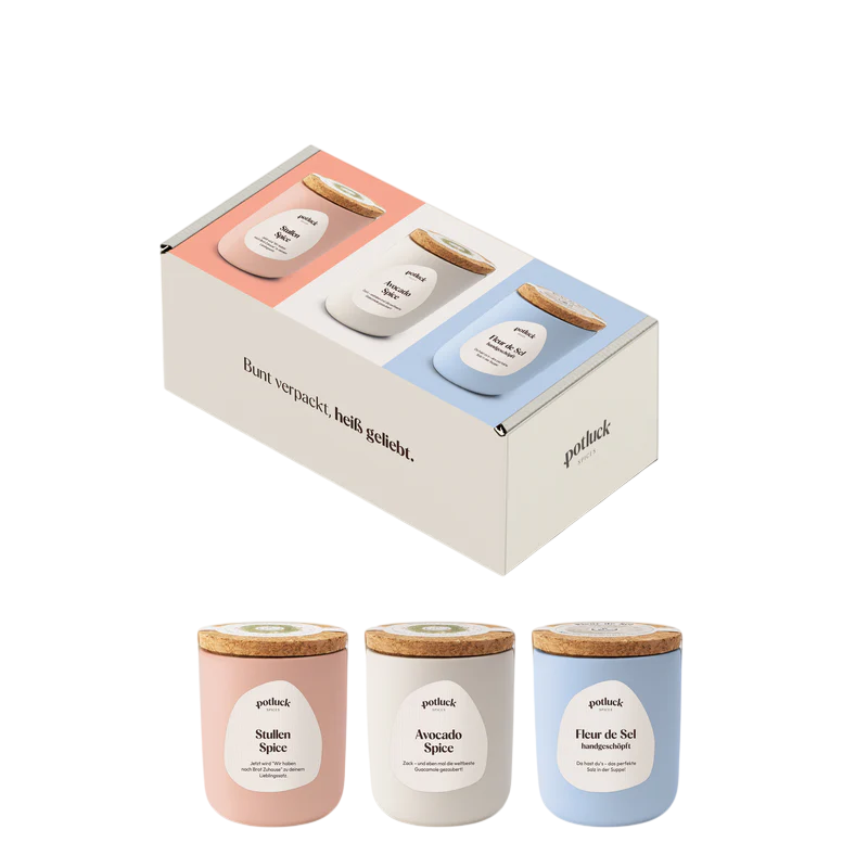 Bild: Best of POTLUCK 3er Set I Stullen Spice, Avocado Spice, Fleur de Sel
