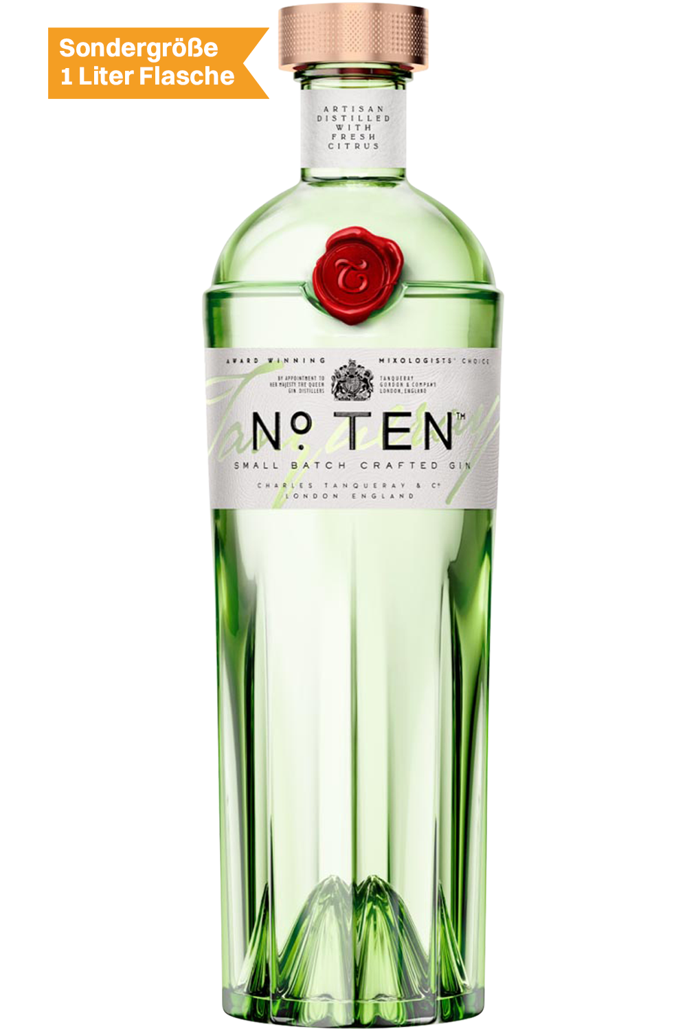 Tanqueray NºTen Premium Distilled Gin 1 Liter Flasche