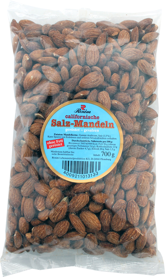 Bild: Rexim Californische Mandeln gesalzen 700g