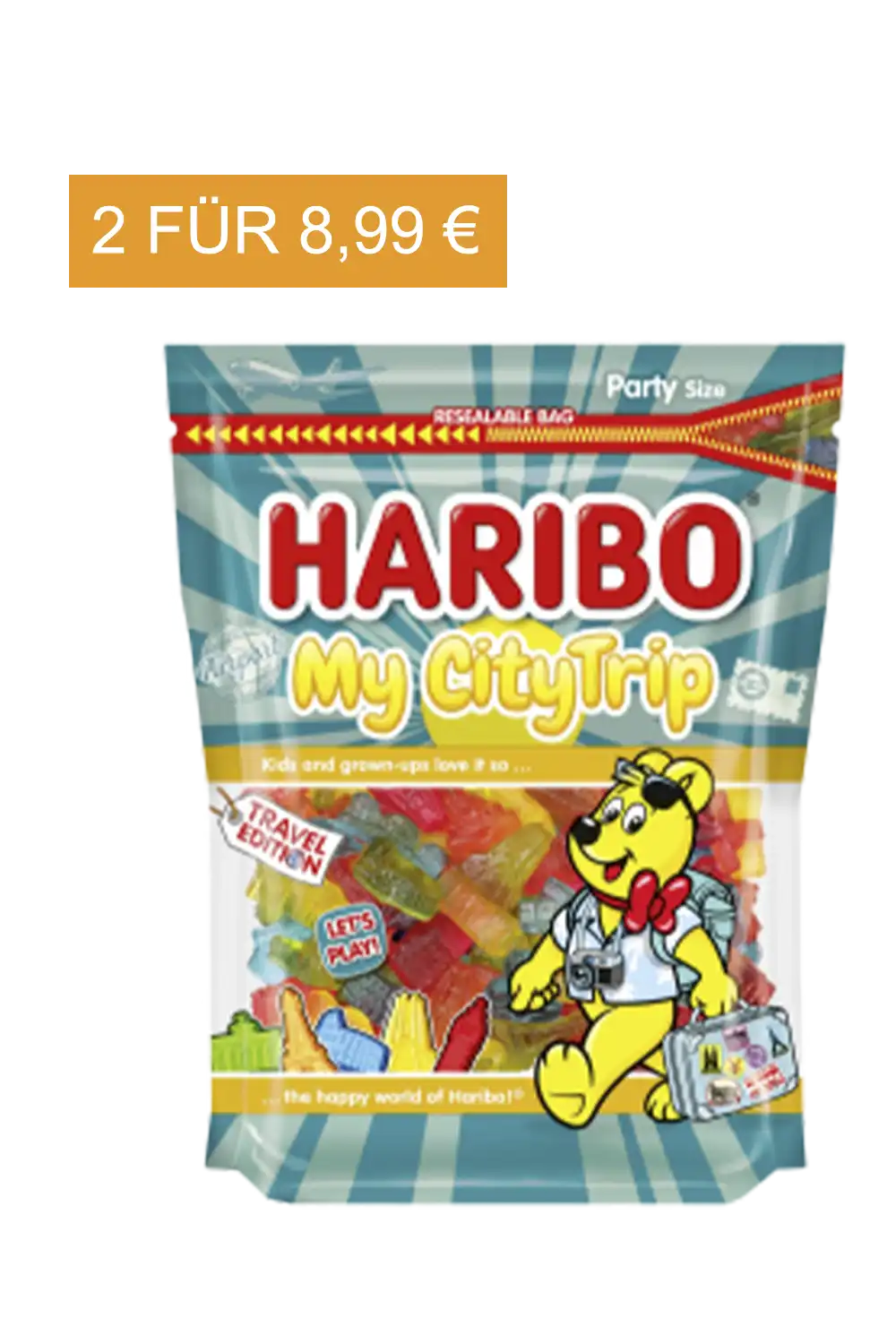 Bild: Haribo "My City Trip" 700g Beutel Travel Retail Exclusive