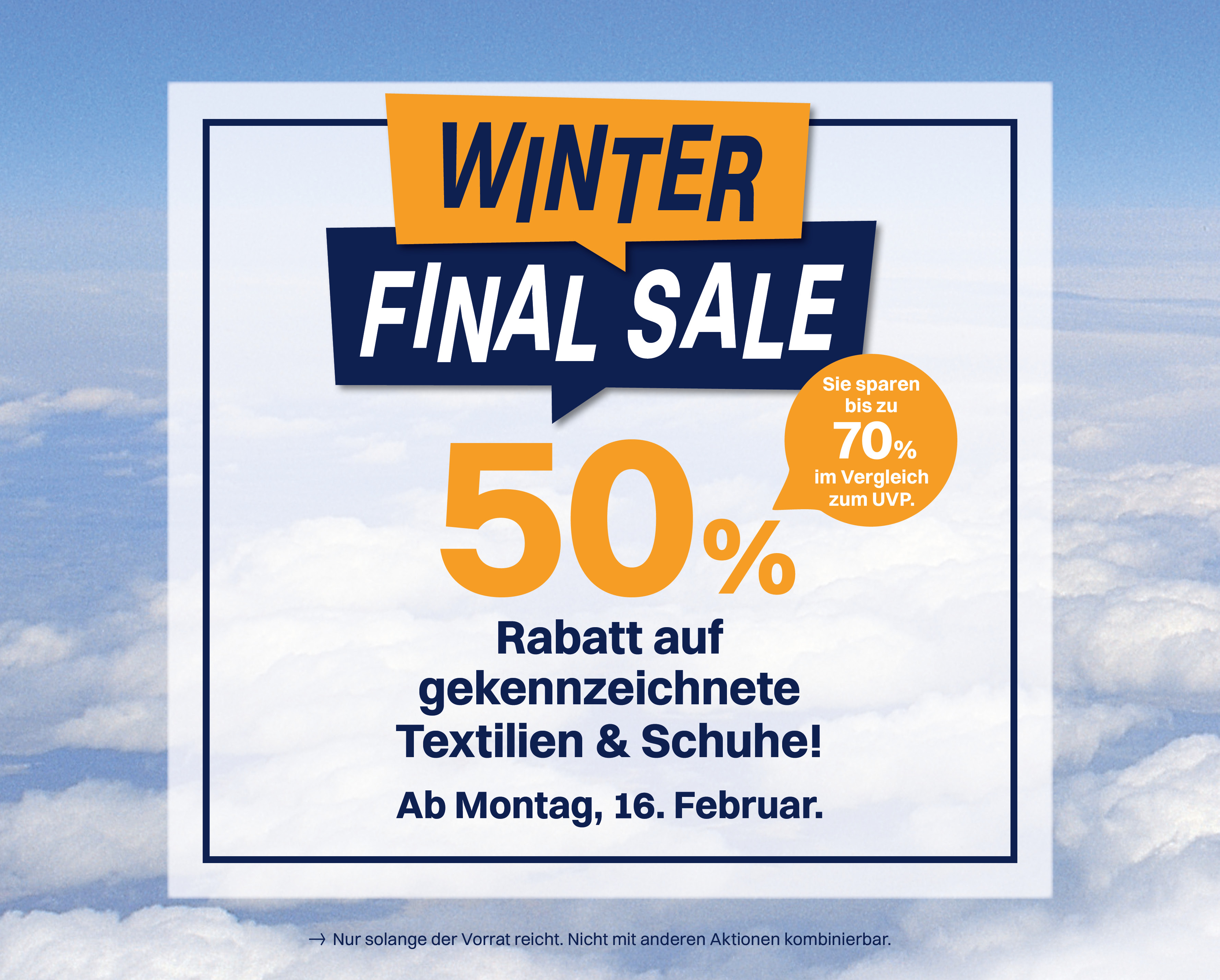 Final Sale Textilien & Schuhe