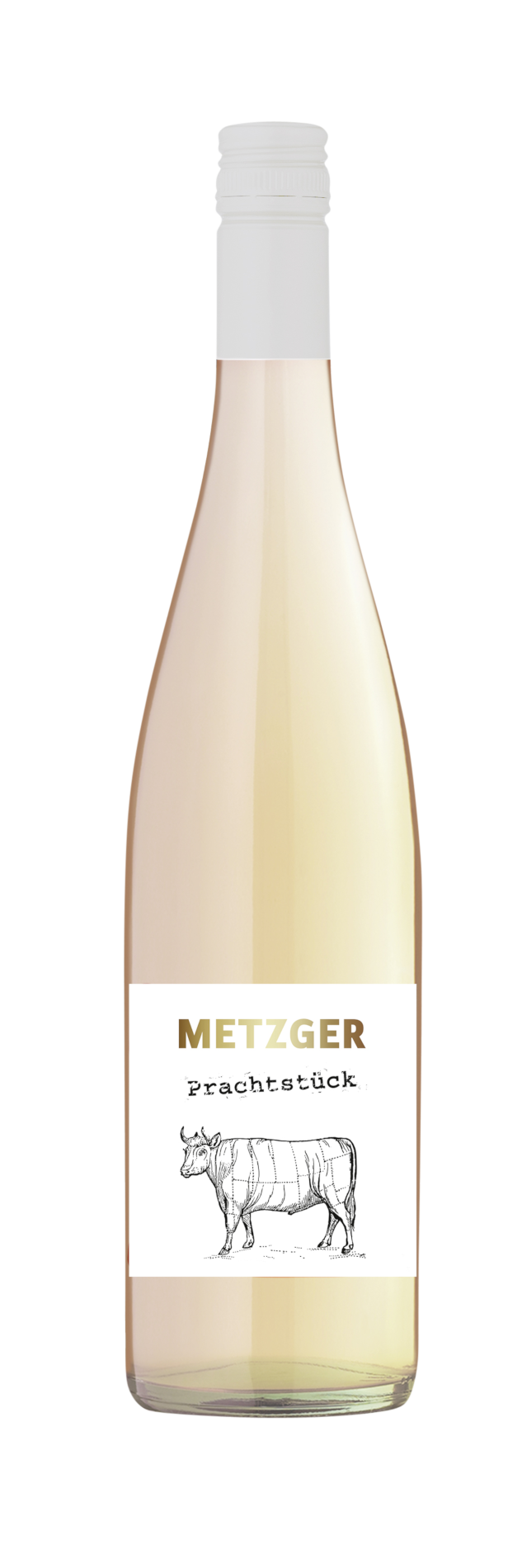 Bild: Metzger "Prachtstück" Spätburgunder Blanc de Noirs KuhbA trocken