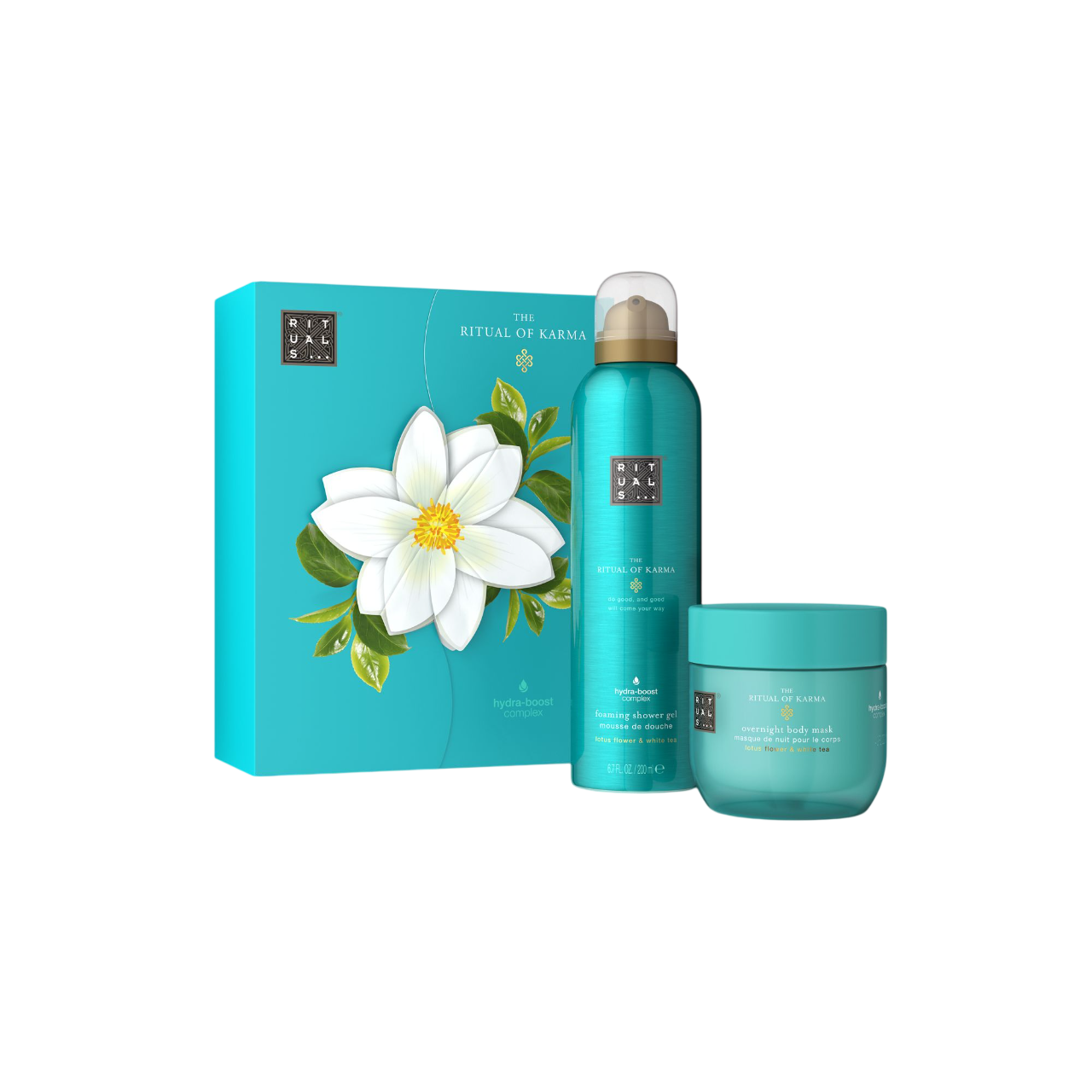 Bild: Rituals The Ritual of Karma Body Care Set Duschschaum &amp; Overnight Mask