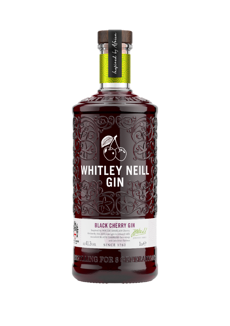 Bild: Whitley Neill Black Cherry Gin 41,3% Vol. 1 Liter Flasche