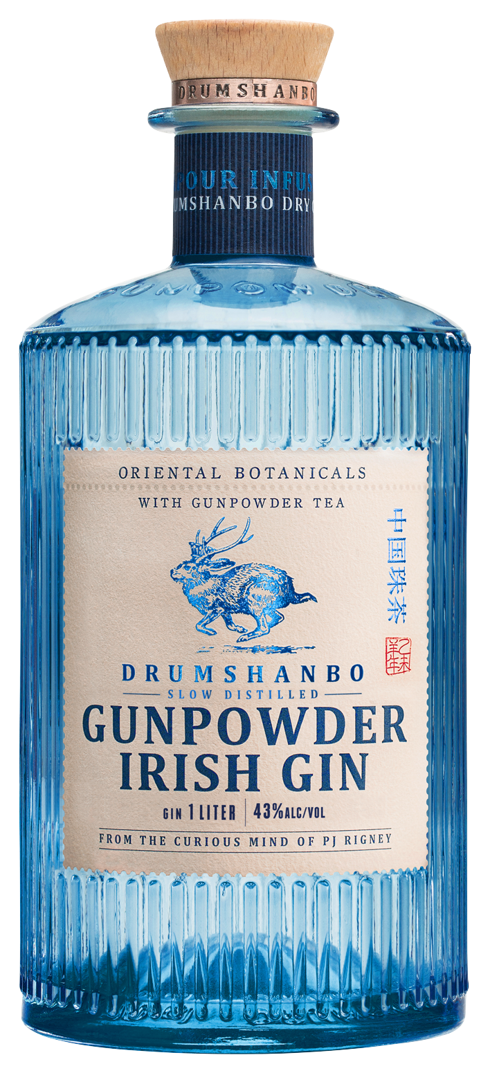 Bild: Drumshanbo Gunpowder Irish Gin 43% 1 Liter Flasche