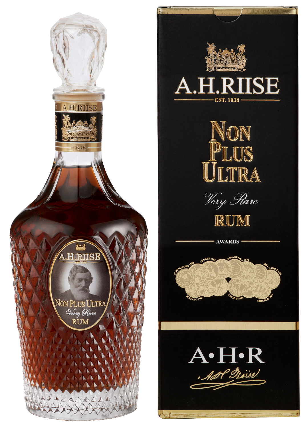 A.H. Riise Non Plus Ultra Rum (in Geschenk-Packung)